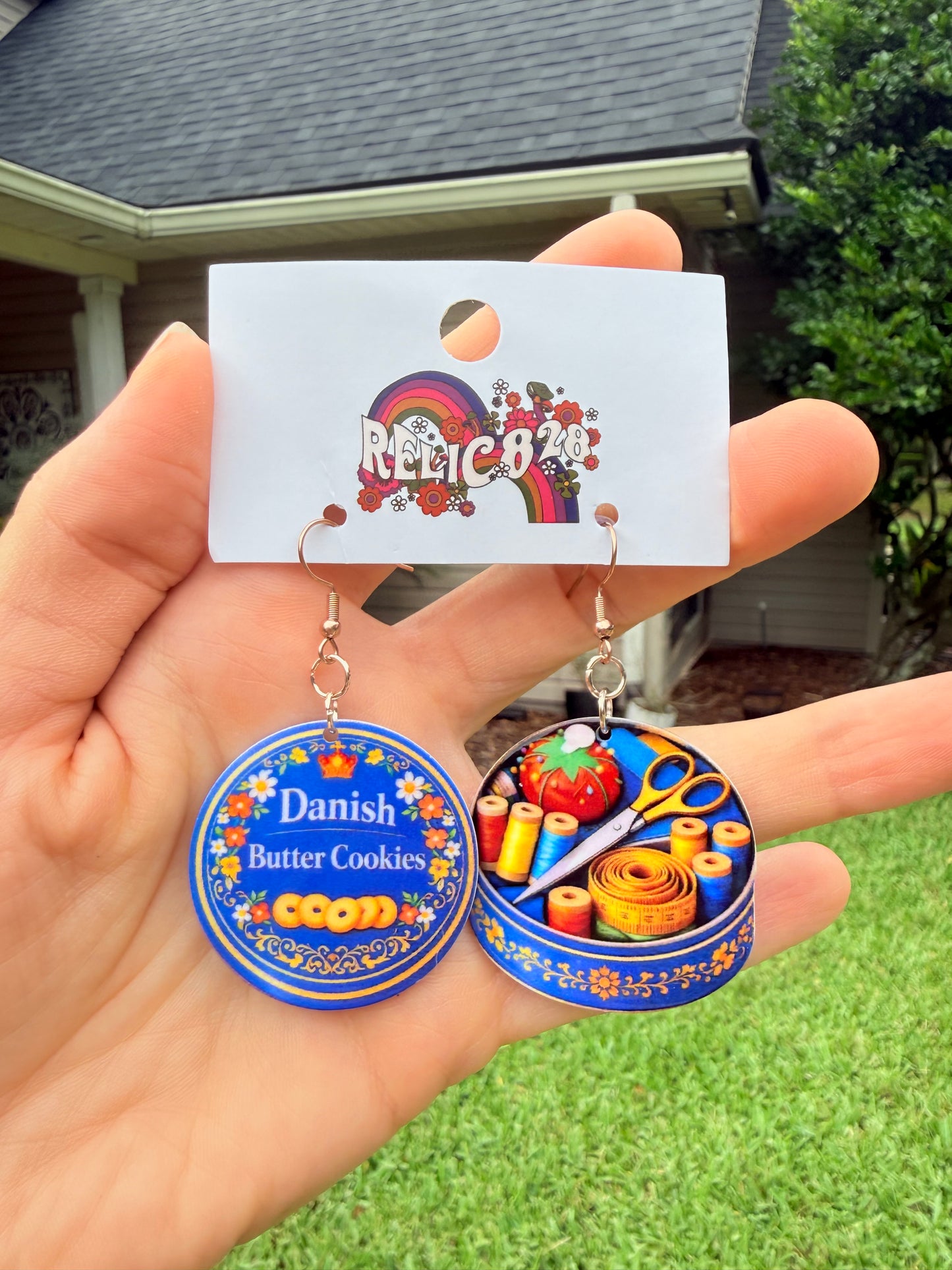 Grandma’s Sewing Kit earrings