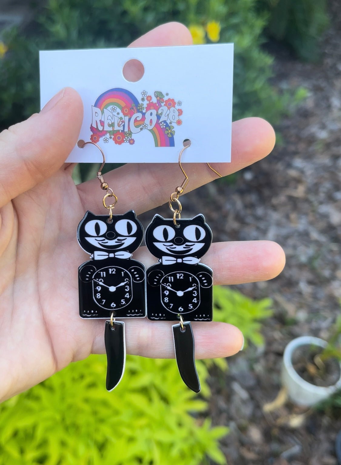 50s Official Kit Cat Klock ™️ Retro Earrings - Relic828