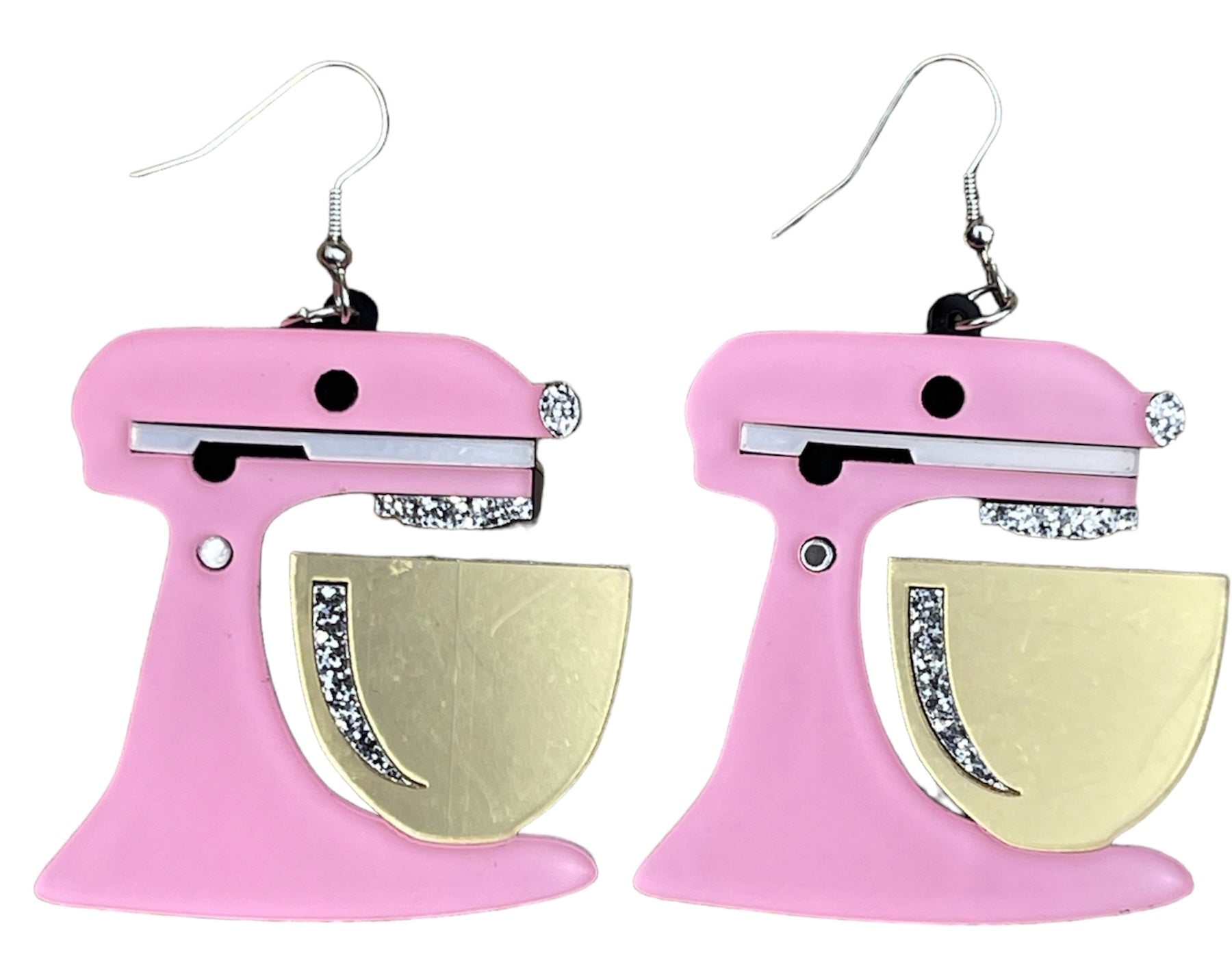 50s Pink Kitchen Stand Mixer Earrings – Relic828