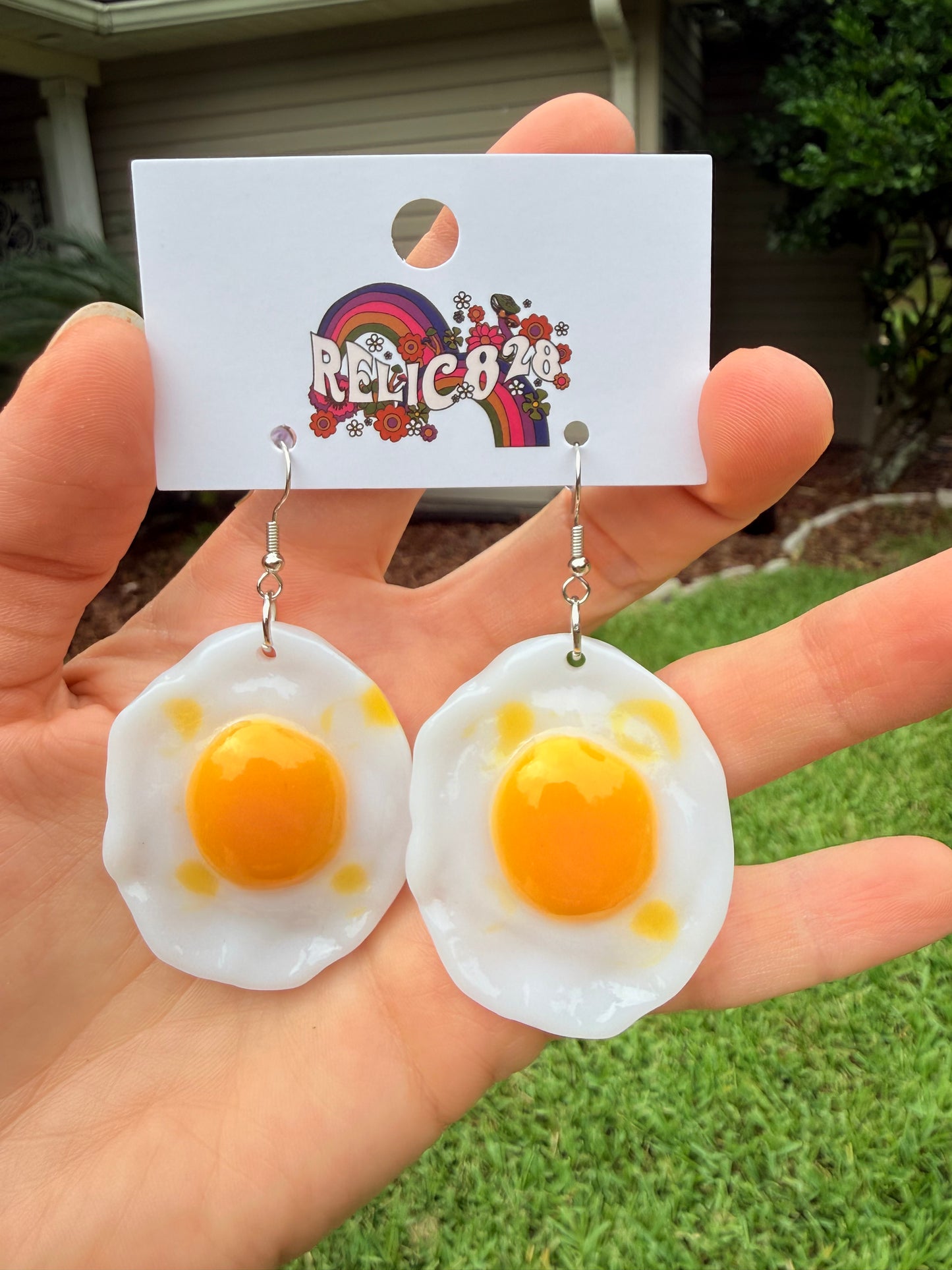 Sunny Side Up Egg earrings