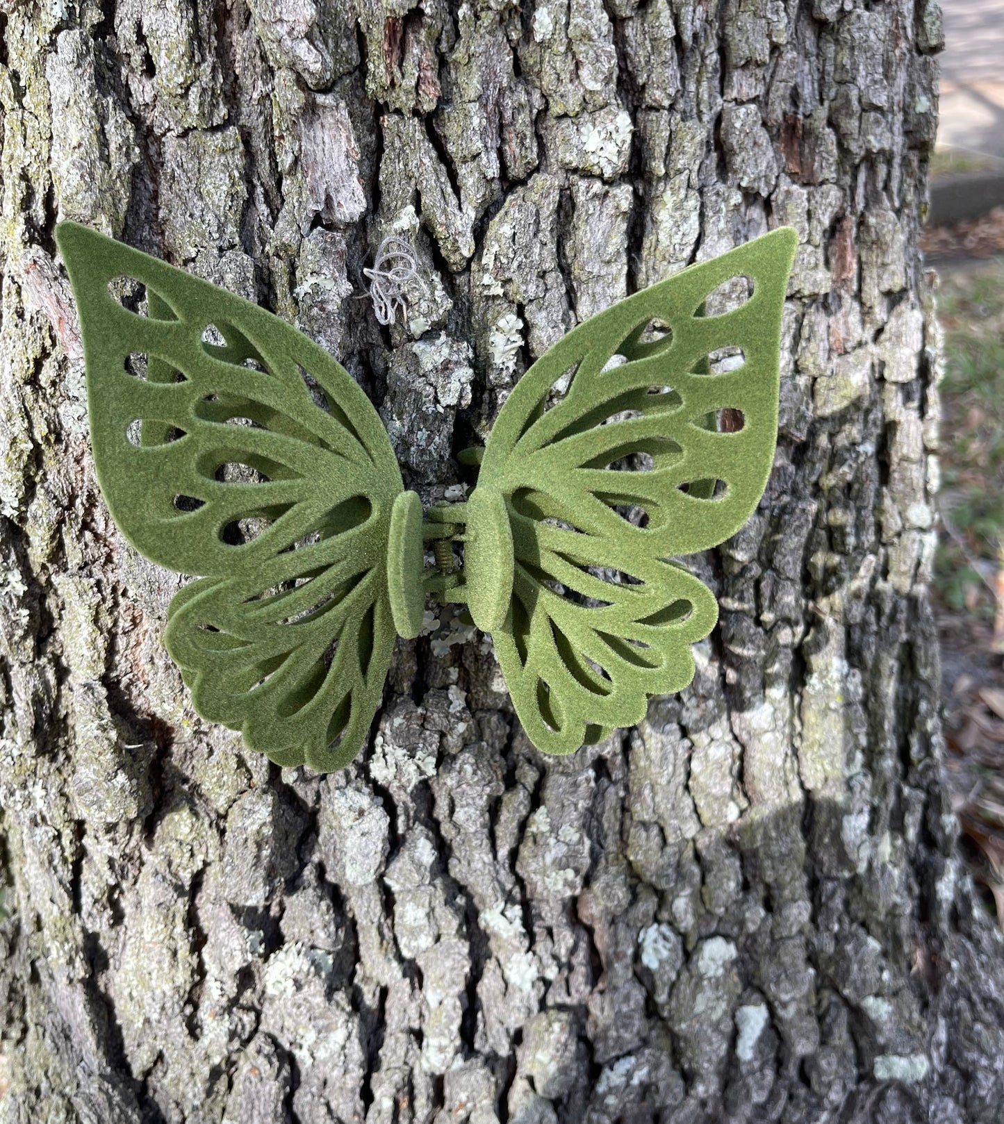 Jumbo Velvet Whimsical Cottagecore Butterfly Fairy Hair Clips