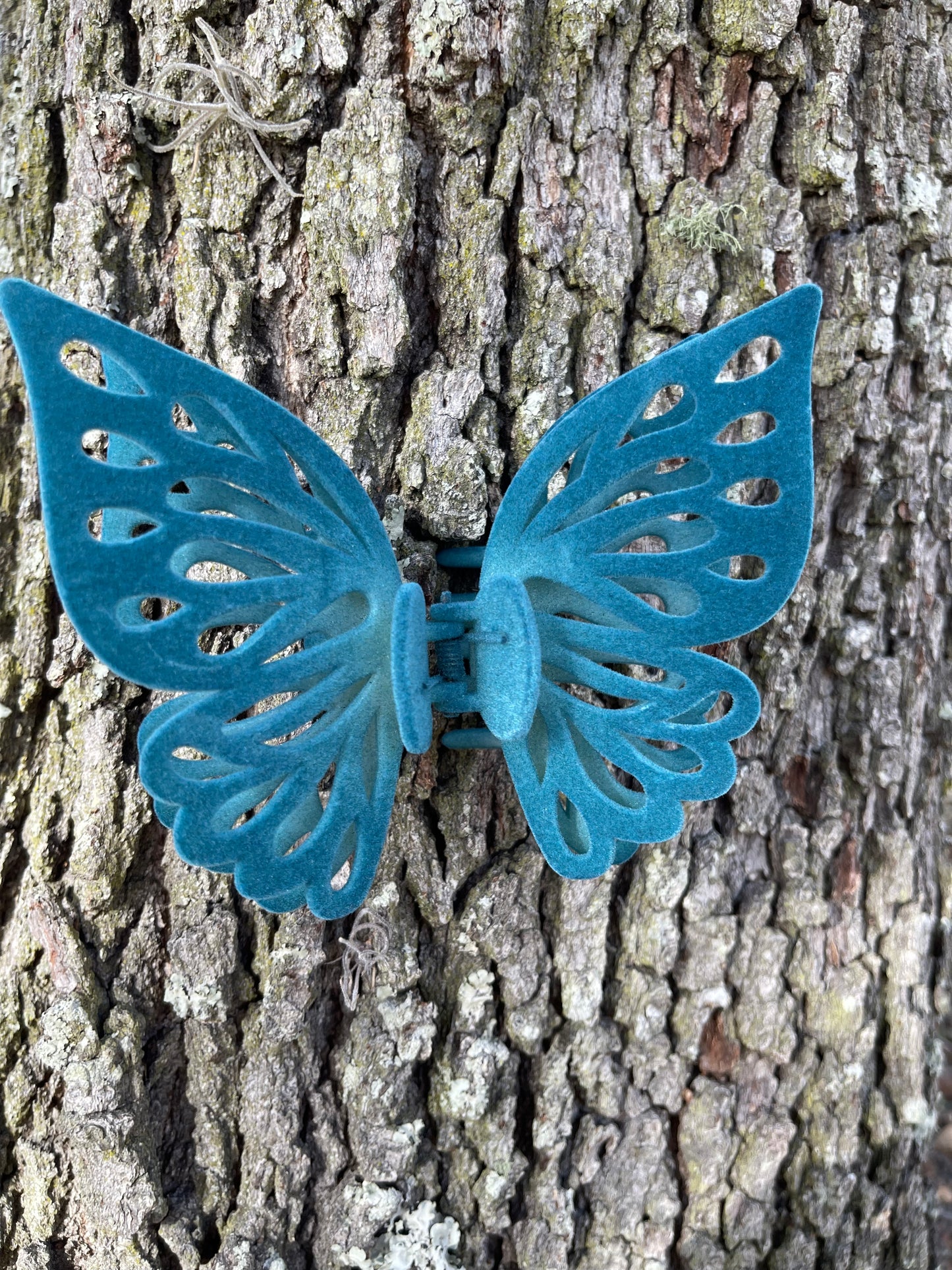 Jumbo Velvet Whimsical Cottagecore Butterfly Fairy Hair Clips