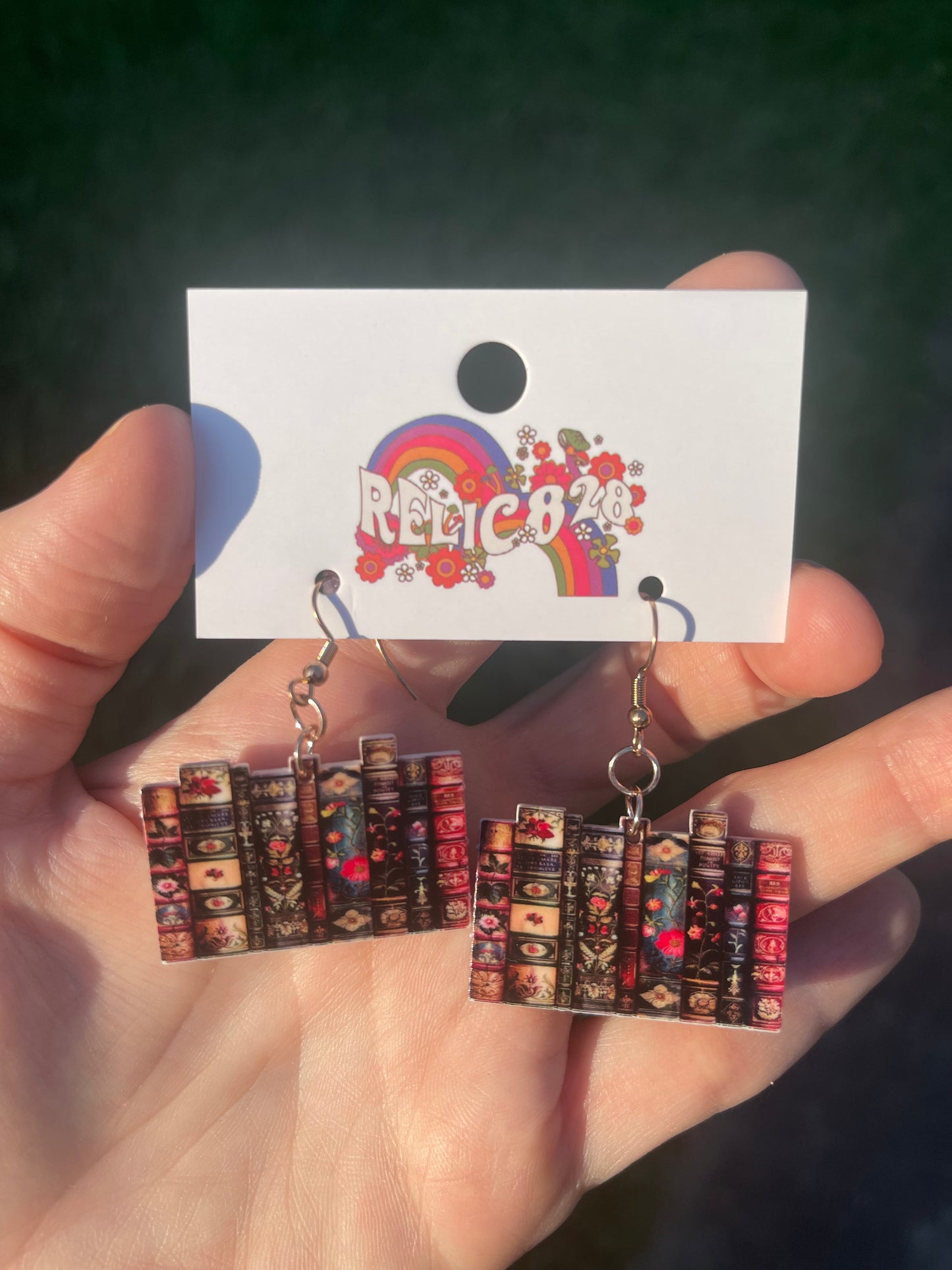 Bookish Babe Stack to Read Earrings