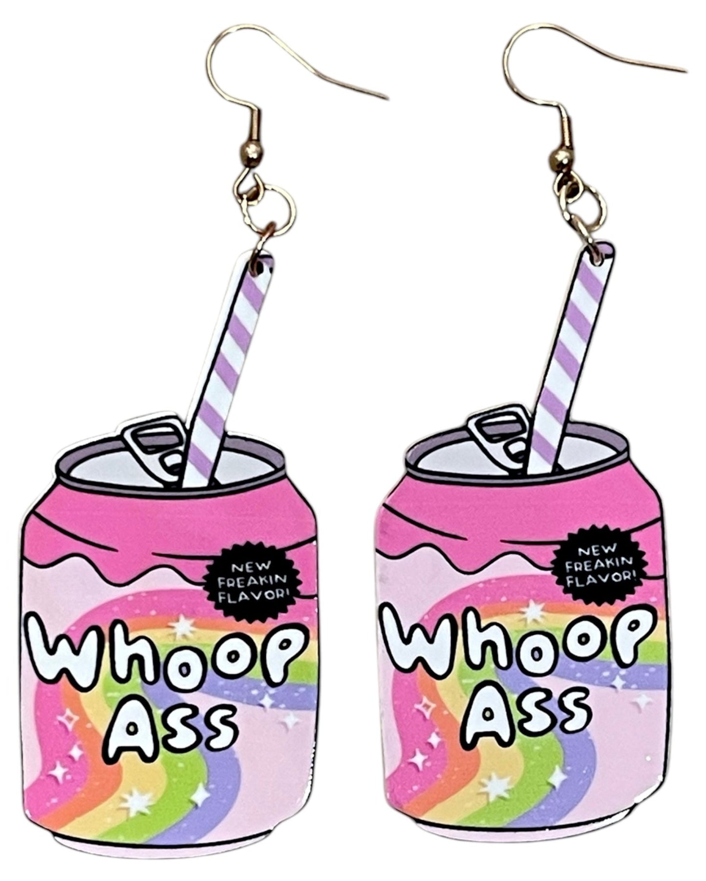 Can of Whoop Ass Earrings - Relic828