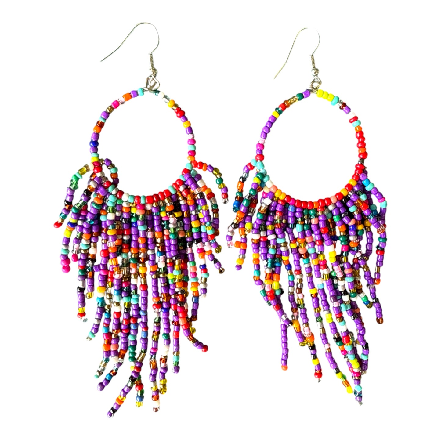 Wild and Free beaded boho earrings