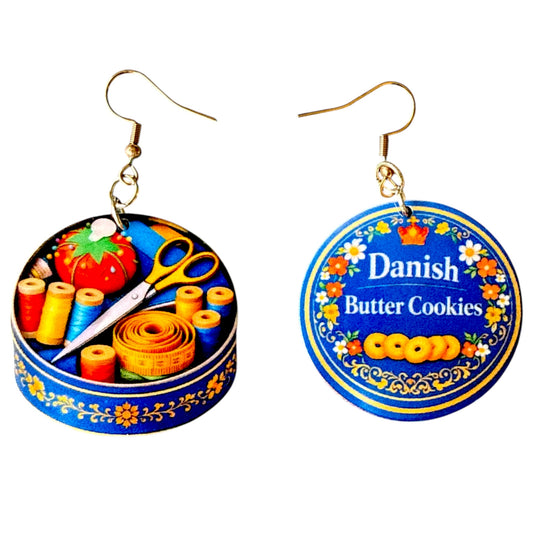 Grandma’s Sewing Kit earrings