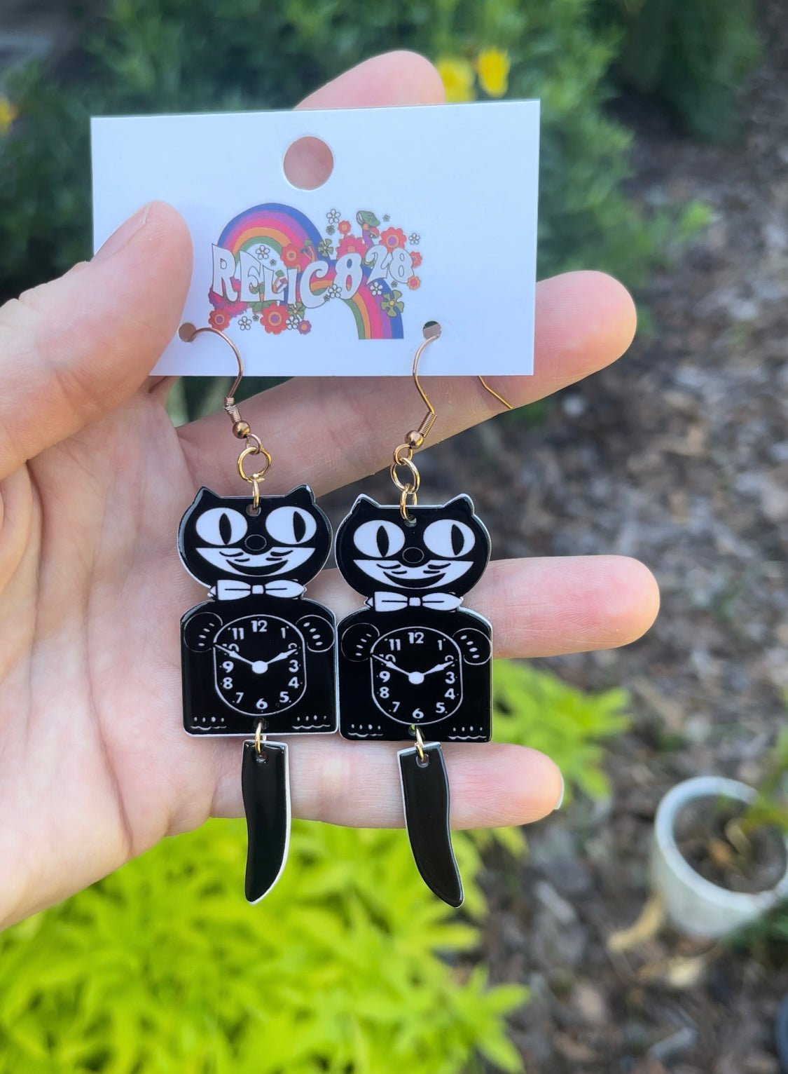 Clock face buy earrings