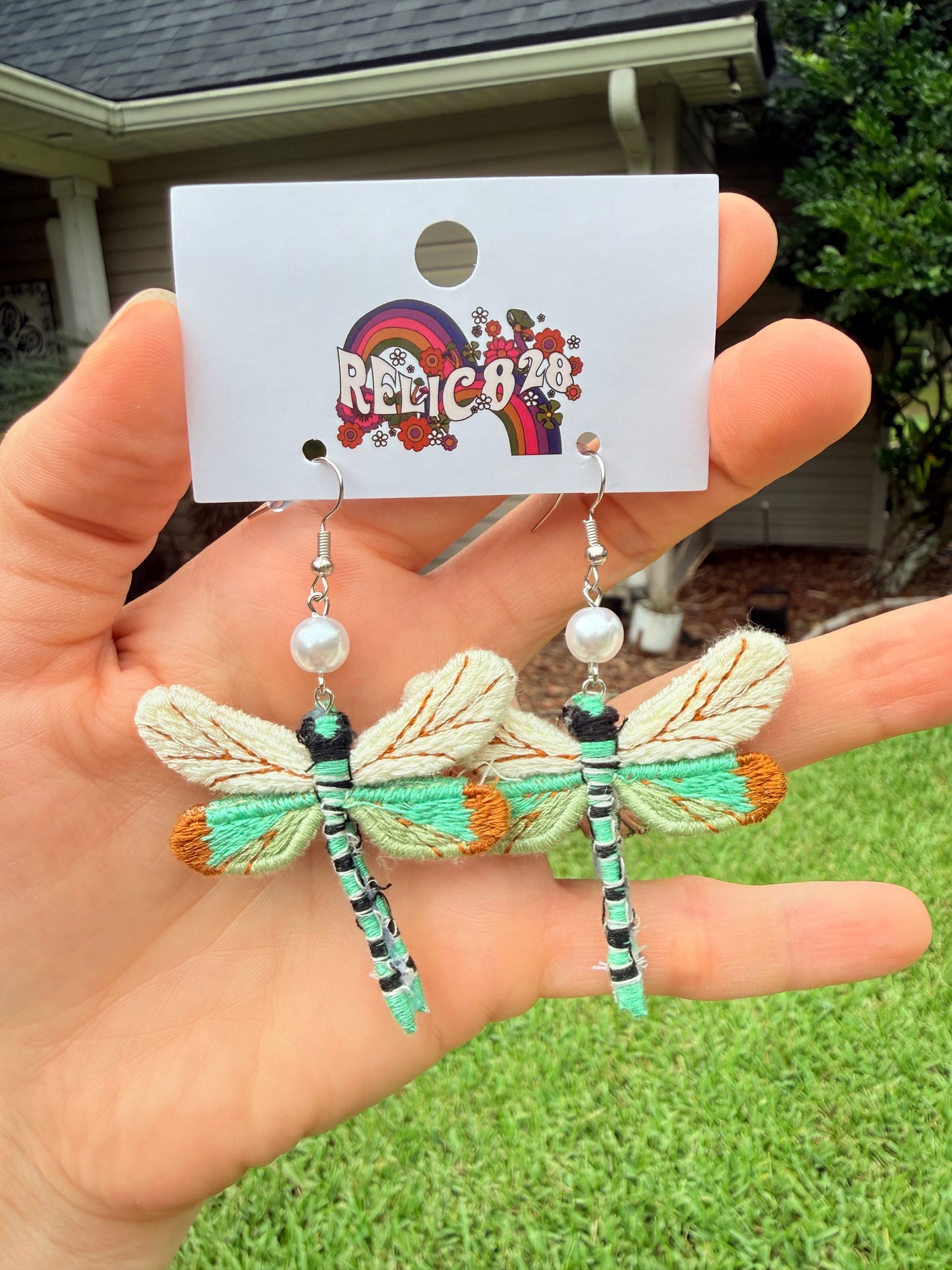 Dainty Little Dragonfly Earrings