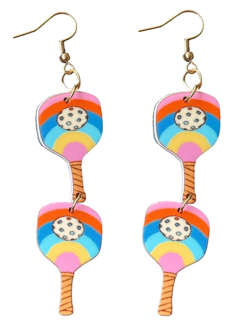 70s Pickleball Cutie Earrings - Relic828