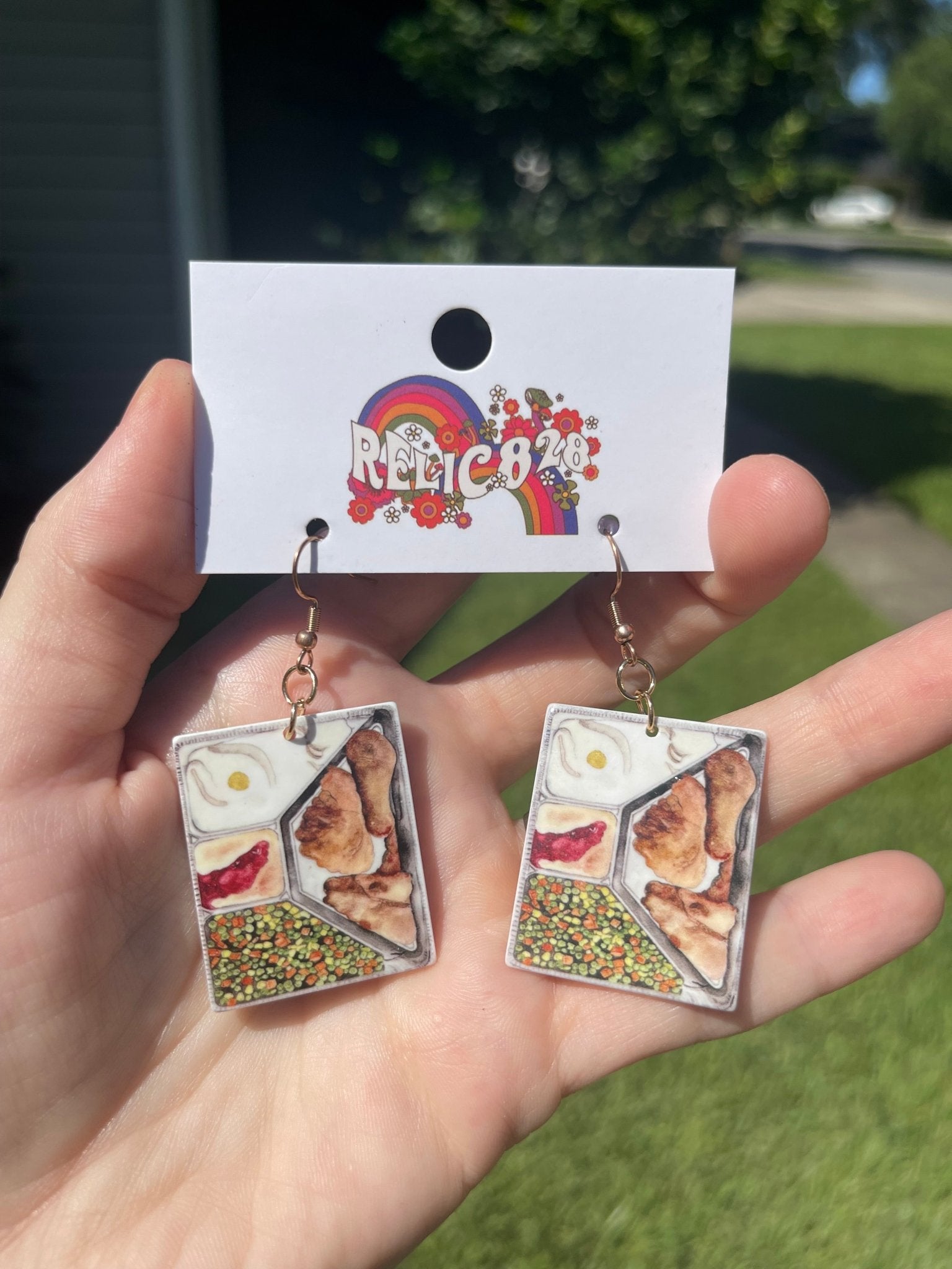 70s TV Dinner Earrings - Relic828