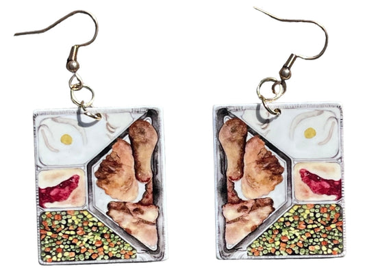 70s TV Dinner Earrings - Relic828