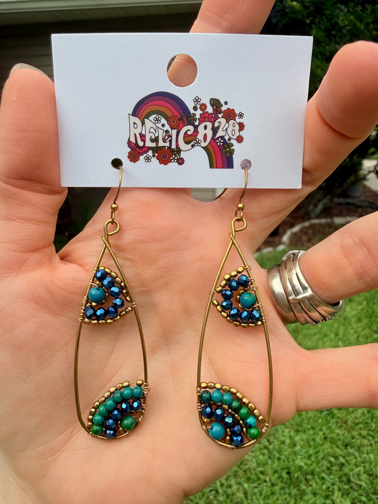 Lilly Belle beaded boho earrings