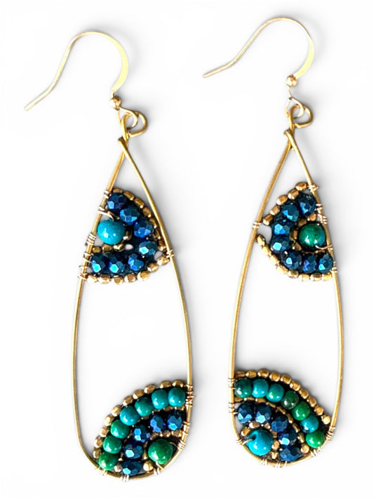 Lilly Belle beaded boho earrings