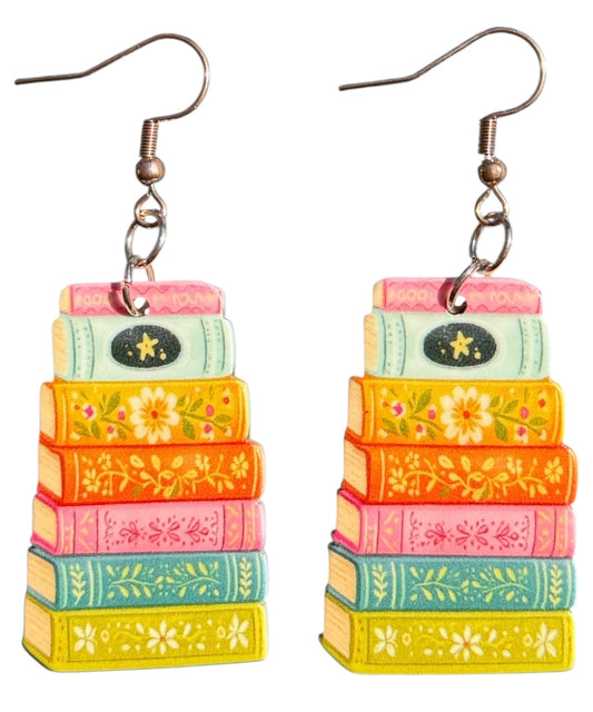 Bookish Babe Story Stack earrings