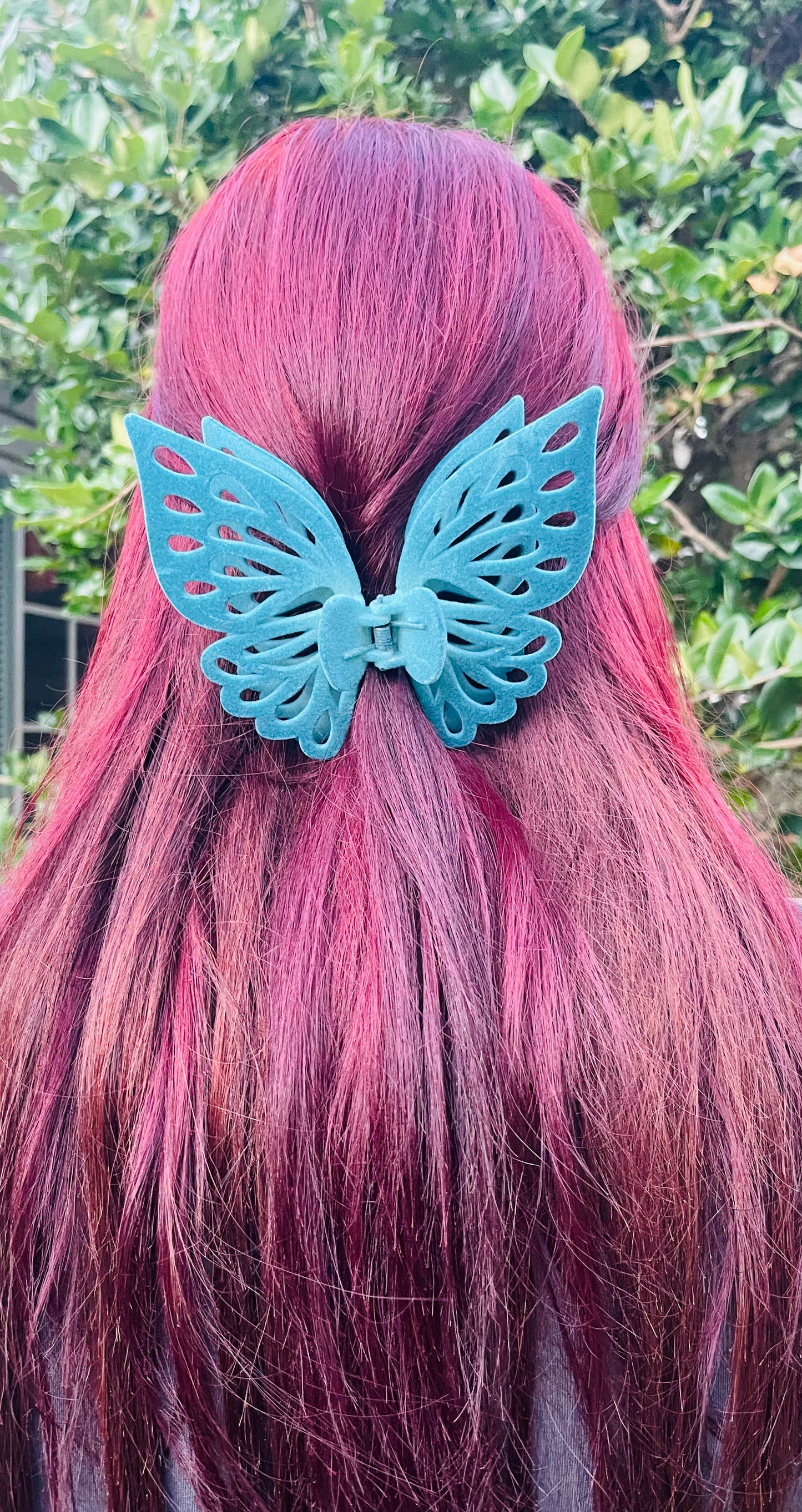 Jumbo Velvet Whimsical Cottagecore Butterfly Fairy Hair Clips