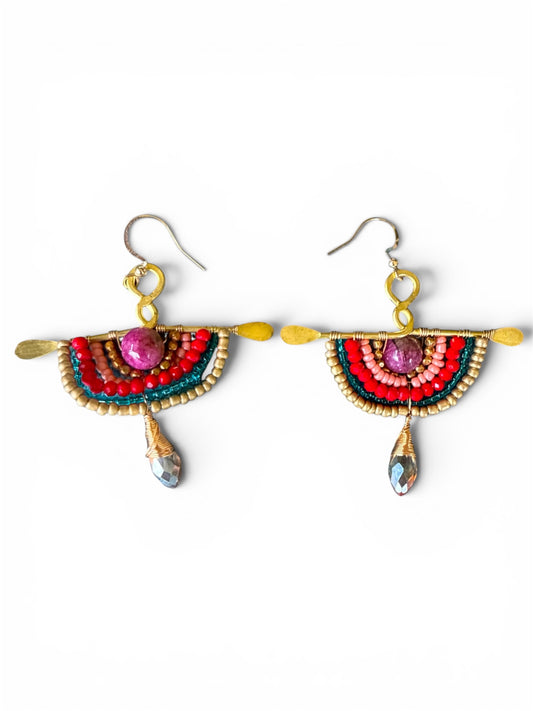 Ivy Jane beaded boho earrings