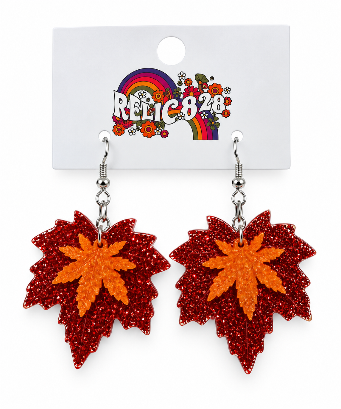 Autumn Leaves Sparkle Earrings