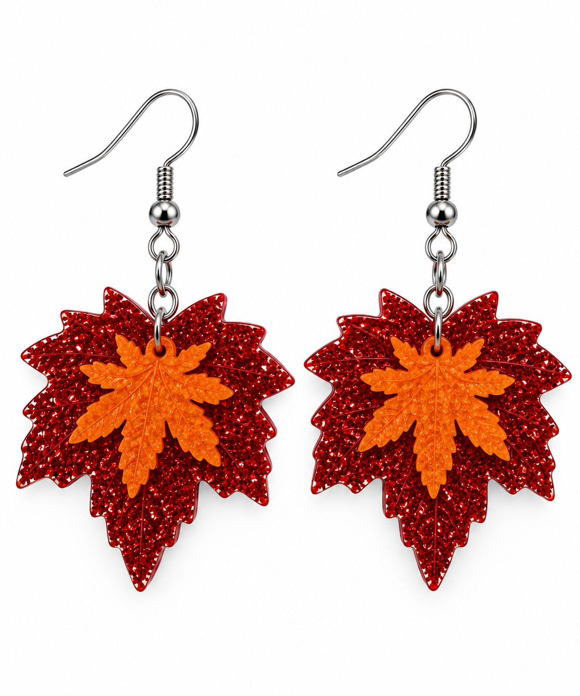 Autumn Leaves Sparkle Earrings