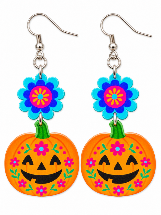 Happy Hippie Pumpkin Fall Earrings