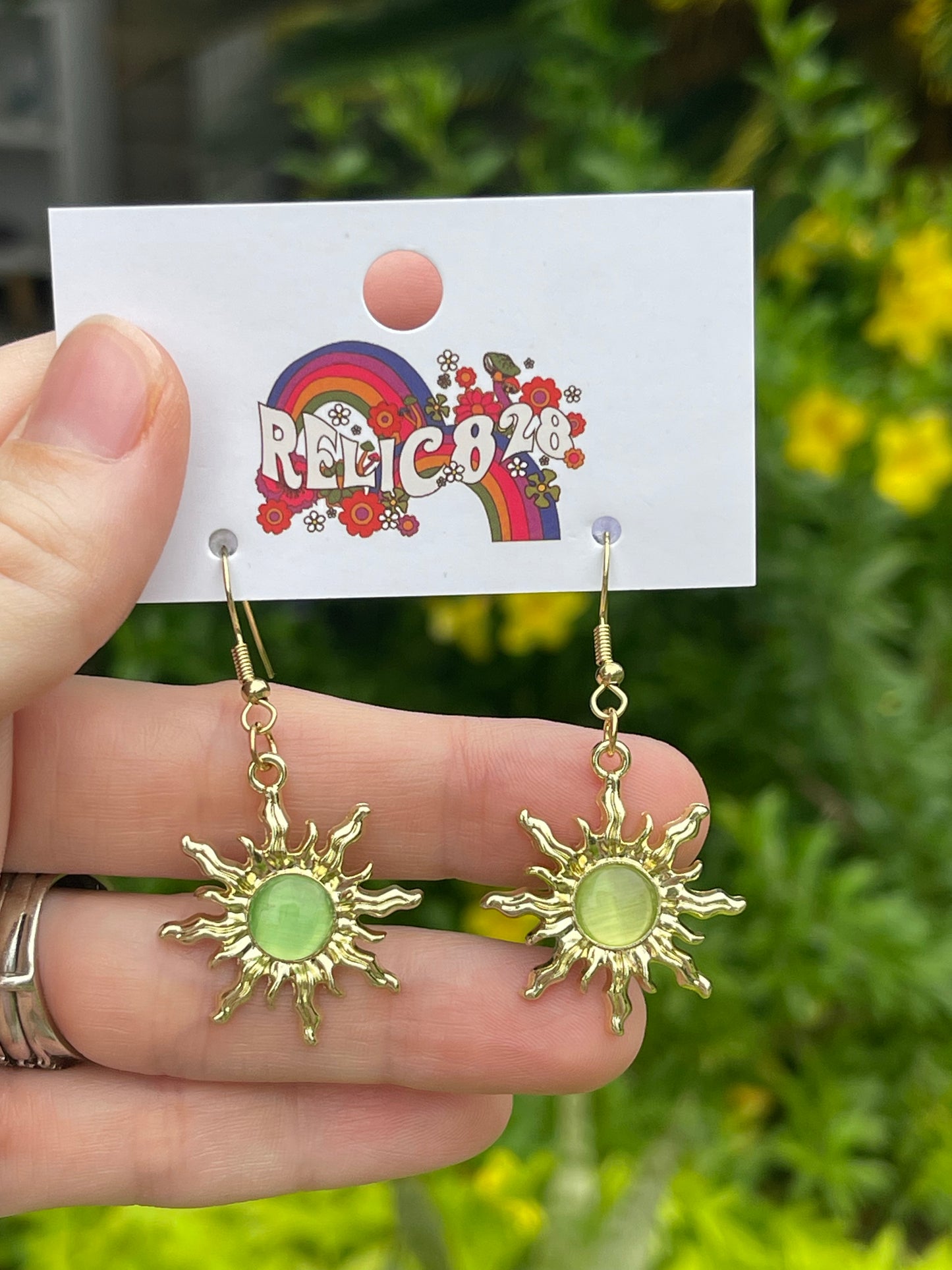 Glowing Sun Moody Earrings