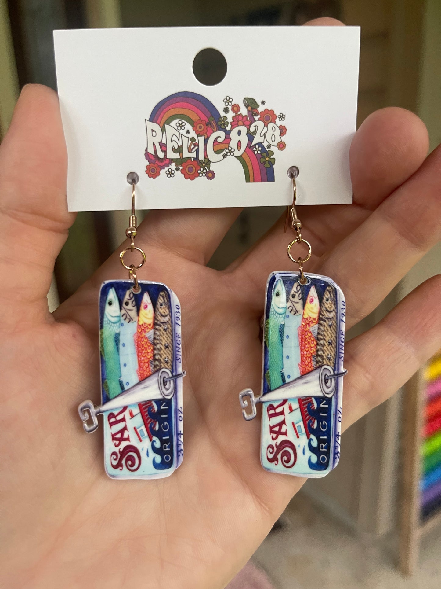 When Life Gives You Sardines Earrings