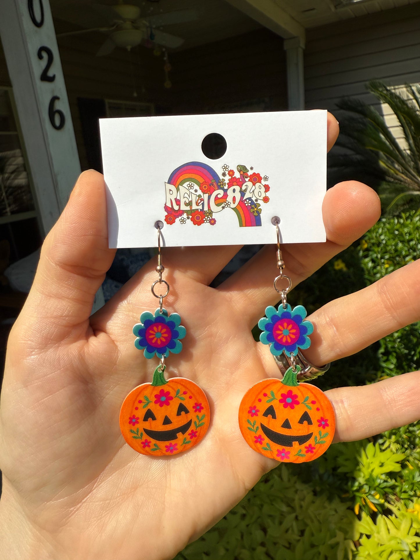 Happy Hippie Pumpkin Fall Earrings