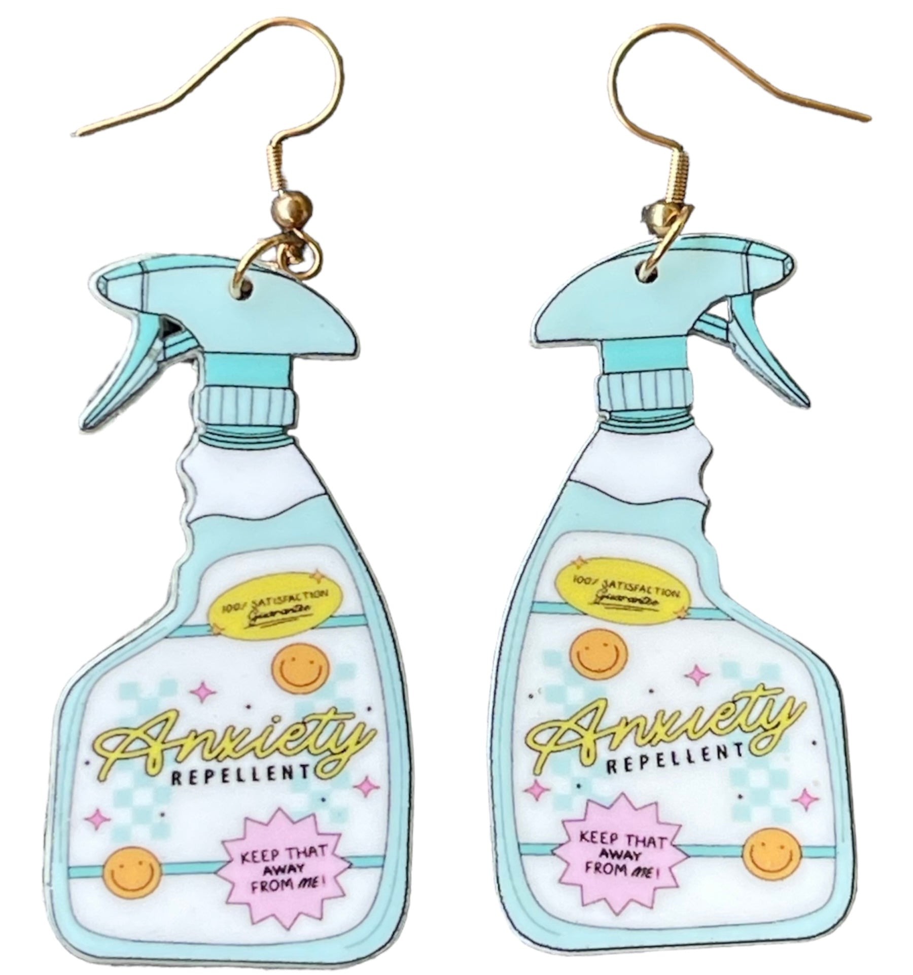 Anxiety Away Spray Bottle Earrings - Relic828