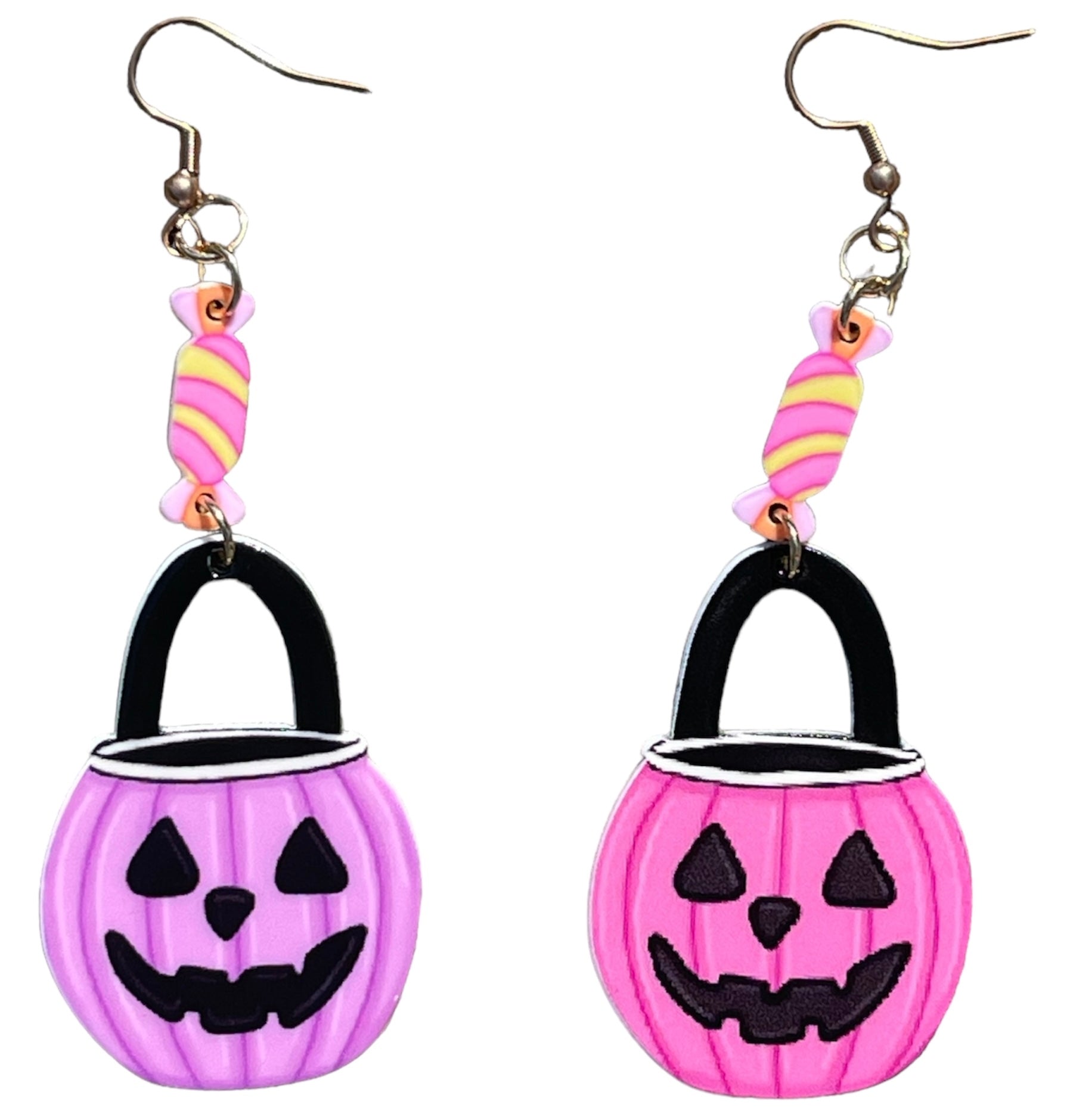 Candy in a Bucket Trick or Treat Earrings - Relic828