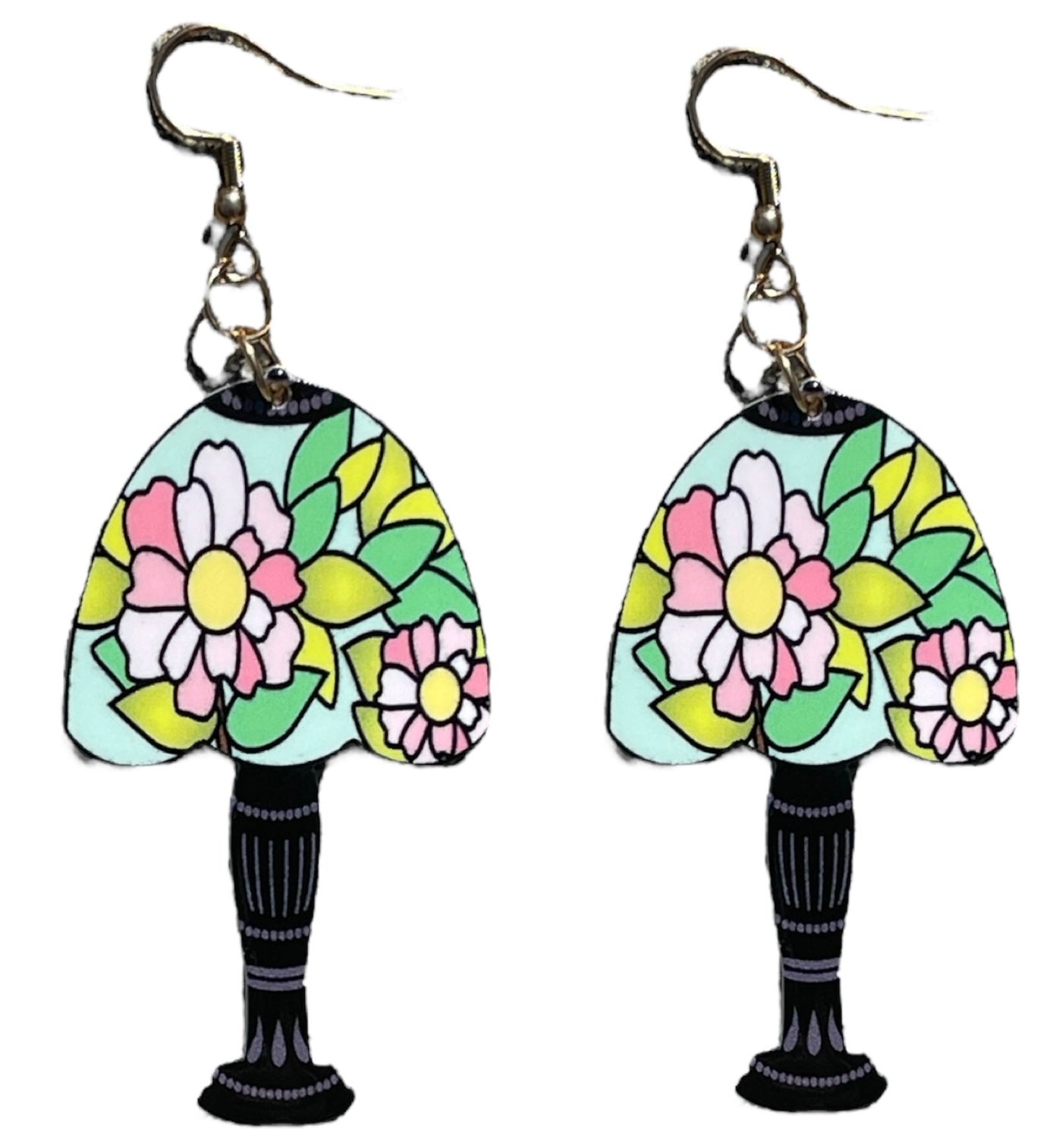 Tiffany Who? Antique Lamp Earrings - Relic828