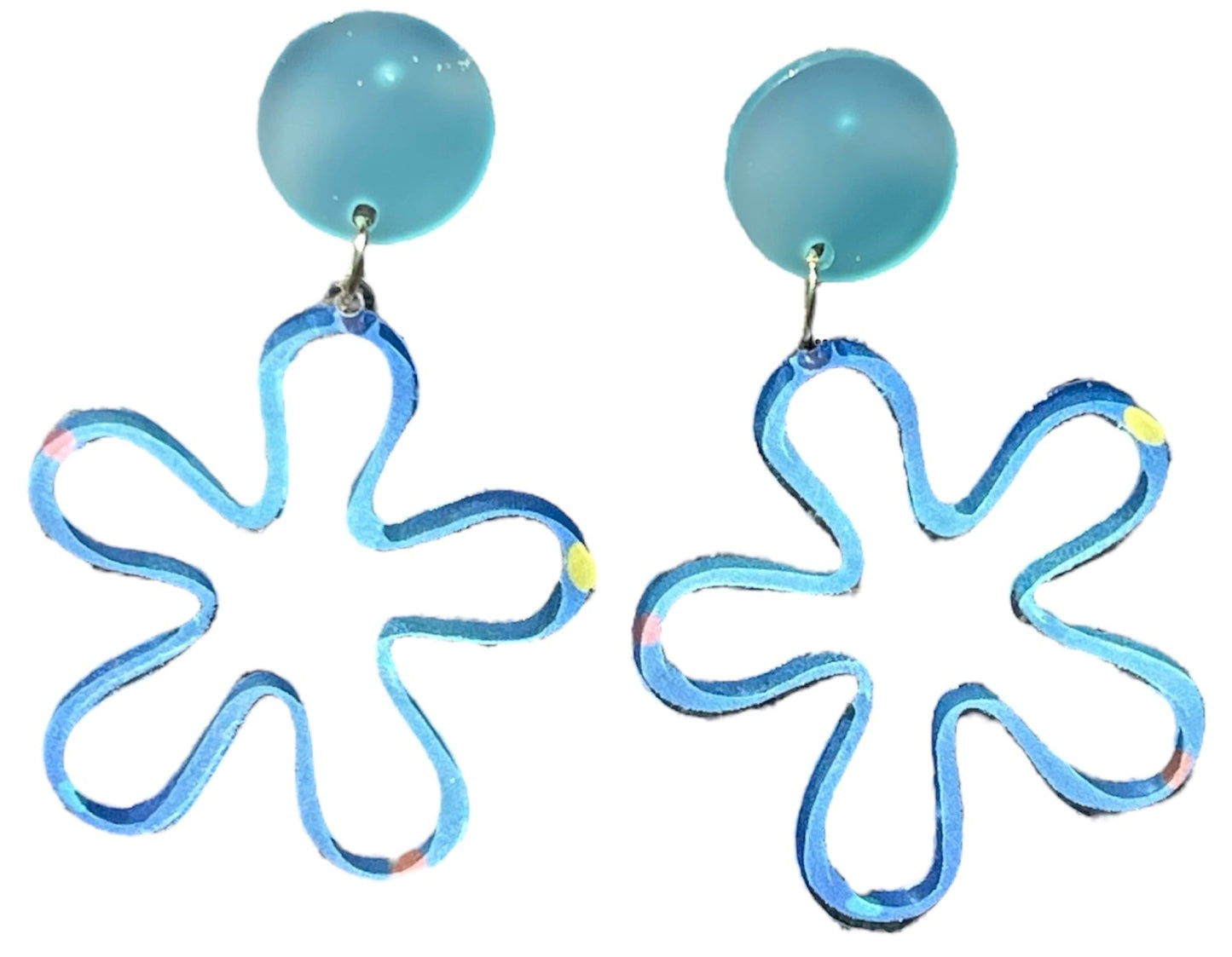 Y2K Bikini Bottom Splash Earrings - Relic828