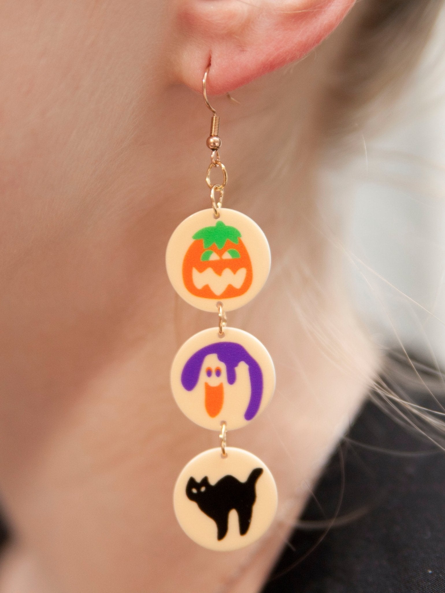 Halloween earrings 2024